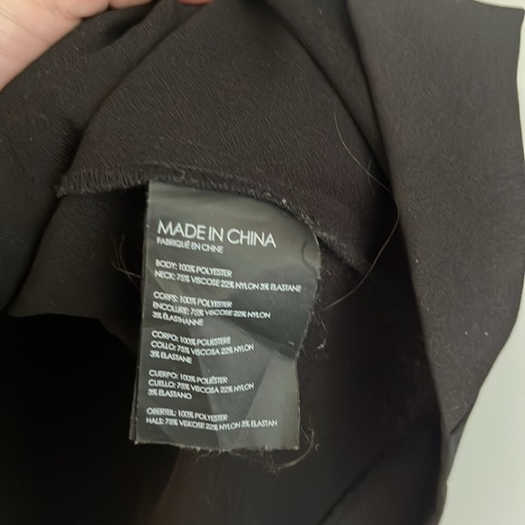 CLUB Monaco Jourdan Turtleneck Shift Dress black size 10 - Picture 4 of 5